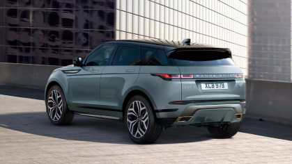Range Rover Evoque parked on a paved area