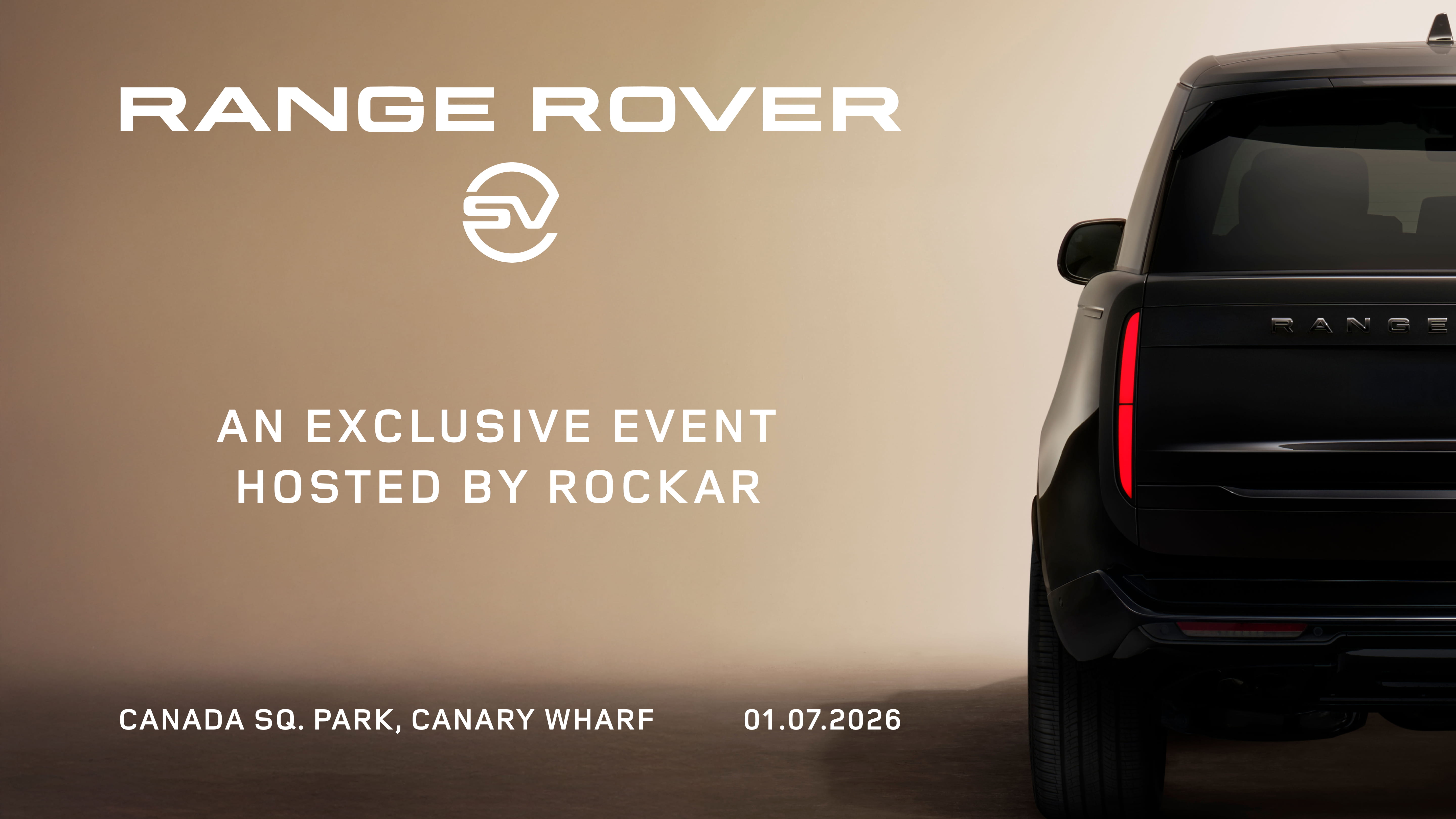 Range Rover Sport SV Event Range Rover Sport SV Carbon