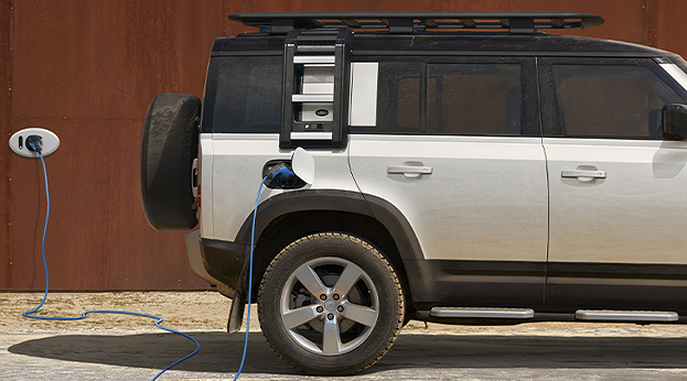 Enjoy a complimentary home charger with your Land Rover Business Contract Hire.