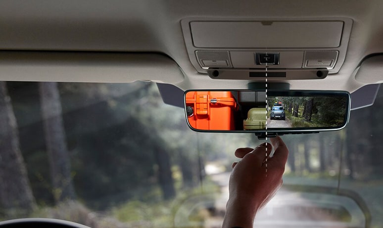 land rover defender rear view mirror